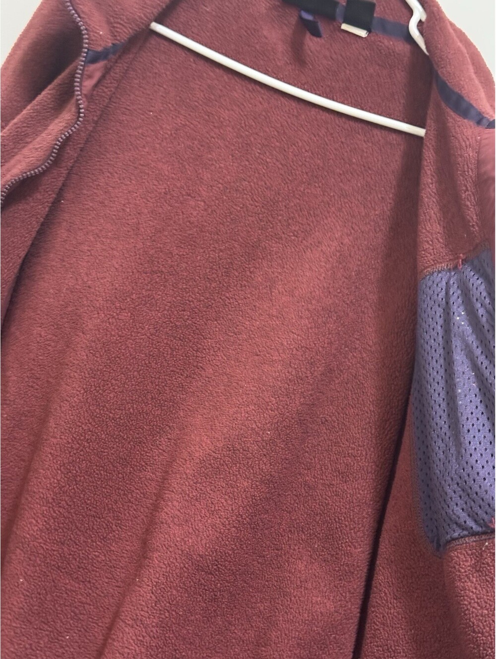 Patagonia Synchilla Fleece Jacket Mens XXL Burgundy Full Zip Chest Pocket 2XL - Picture 9 of 9